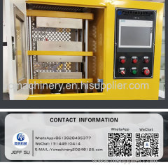 New 30ton/50ton Lab Vulcanizer PLC Controlled Plastic Hot Press Machine for Rubber with Reliable Engine Pump for Manufac