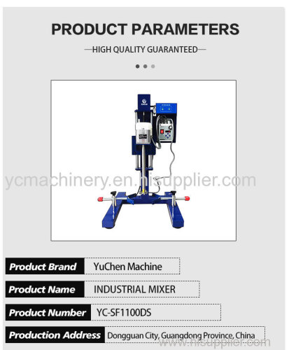 Industrial Mixer Hydraulic Lifting Emulsion Dissolver High Speed Disperser Mixer Paint Mixing Machine Industrial Mixer