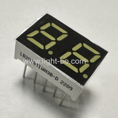 Ultra White 2 Digit 7mm 7 Segment LED Display Common Anode for Panel meter