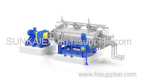 Blade Kneader Reactor designed to integrate multiple functions in a single machine for high-volume processing of high vi