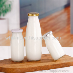 Hot Sell Beverage Juice Water Milk Glass Bottles with Lids