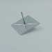 50 x 50mm Base 12GA Peel Press Hanger Self Adhesive Stick Hanger Insulation Pin