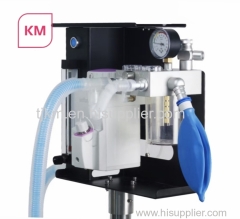 Veterinary anesthesia machine with popular carbon dioxide absorber