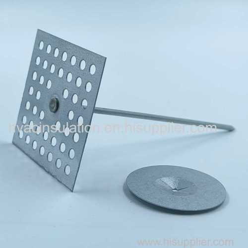 Duct Wrap Insulation Pins Perforated Base Insulation Hangers Pins