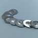 304 Stainless Steel 25mm round self-Locking washers for lacing anchors