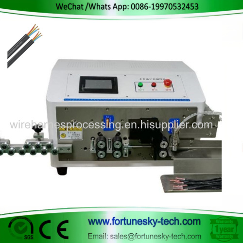 Multi 3-Core Flat Cable Wire Stripping Machine