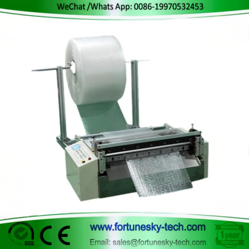 Automatic Air Bubble Poly Film Aluminum Foil Cutting Machine