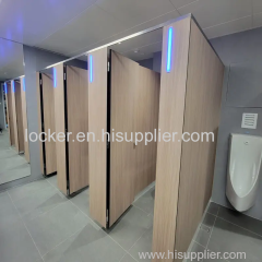 Commercial Waterproofing Toilet Partition Compact HPL Durable and Fire resistant compact laminate toilet cubicles