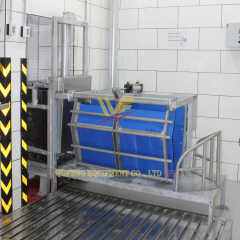 Pigs pneumatic stunning box for meat processing hog slaughtering line