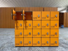 4 tier 8 compartments used school lockers for sale Waterproof Phenolic Combination Lock Gym Locker Cabinet For Sale