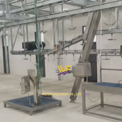 halal goat meat slaughterhouse equipment Pneumatic slope type dehiding machine