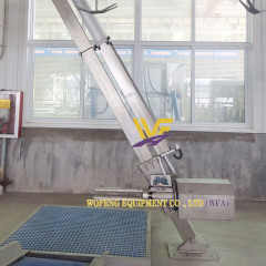 halal goat meat slaughterhouse equipment Pneumatic slope type dehiding machine