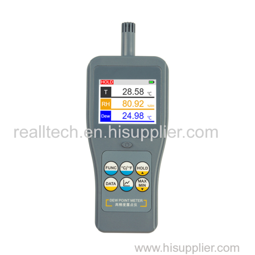 High-accuracy Dew Point Meter with storage function