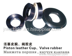 Piston leather cup / valve rubber