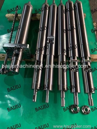 Bimetallic injection molding machine barrel screw manufacturers for all kinds of plastic products