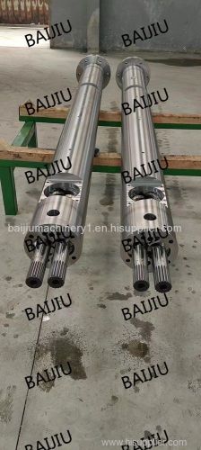 Parallel twin screw barrel manufacturer China for high calcium PVC floor