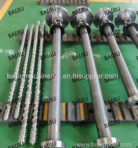 Extruder single screw barrel manufacturer suitable for blowing film industry