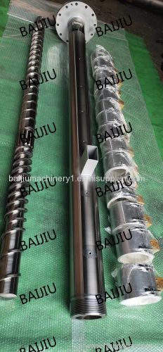 Extruder single screw barrel manufacturers are suitable for recycling pelletizing industry