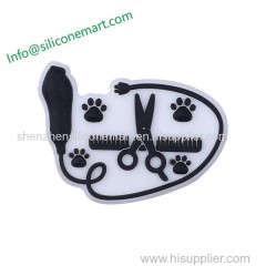 wholesale food grade pet theme silicone focal beads for pens silicone bead wristlet keychain from Shenzhen Siliconemart