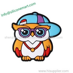 designer Rooster Owl calf Fox donut silicon loose beads for jewelry making wholesale bulk silicone focal beads for pens