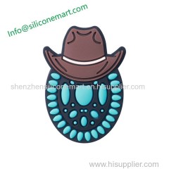 designer Cowboy series silicon loose beads for jewelry making wholesale bulk silicone focal beads for pens bracelet diy