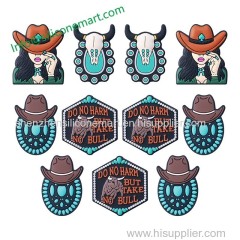 designer Cowboy series silicon loose beads for jewelry making wholesale bulk silicone focal beads for pens bracelet diy