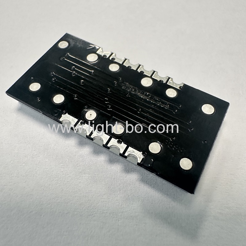 Affichage LED SMD 7 segments à 3 chiffres de 10 mm blanc pur, anode commune pour tableau de bord