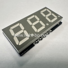 Pure White 10mm 3 Digit SMD 7 Segment LED Display common anode for instrument panel