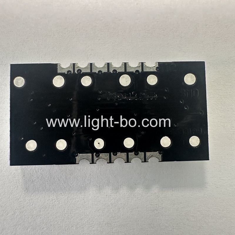 Affichage LED SMD 7 segments à 3 chiffres de 10 mm blanc pur, anode commune pour tableau de bord