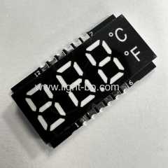 3 Digit common cathode SMD 7 Segment LED Display Ultra bright white for temperature controller