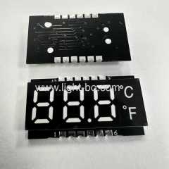 3 Digit common cathode SMD 7 Segment LED Display Ultra bright white for temperature controller