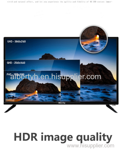 50inch Smart LED Television Hifi Speakers Music Model LCD Display Tizen System Electronics UHD 2160P