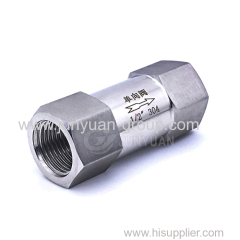 3/8in 304 Stainless Steel NPT Male Thread Check Valve SS Non Return Valves