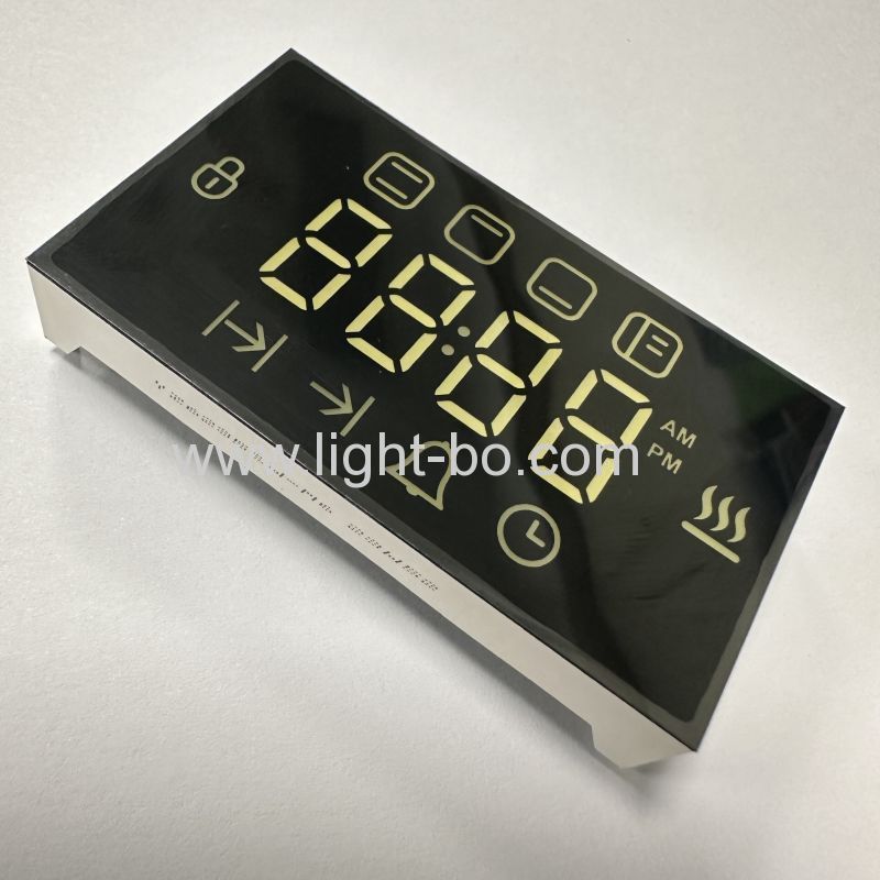 display LED a 4 cifre e 7 segmenti bianco ultra luminoso personalizzato con catodo comune per il controllo del timer del forno digitale