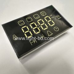 Ultra bright white Custom Design 4 Digit 7 Segment LED Display Common cathode for digital Oven Timer Control