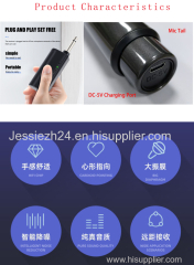 Yitesim Rechargeable Dual Channels Wireless Handheld Microphone