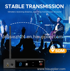 Yitesim UHF Dual Channels In-ear Wireless Monitor