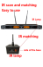 Yitesim UHF wireless Conference Microphone Dual Channels with IR scan or matching frequency