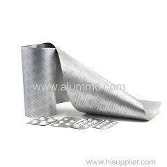 Customized 0.025-0.08mm thick cold stamping medicine foil