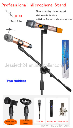 Professional Microphone stand with three legs for stage