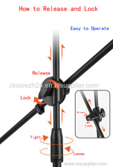 Professional Microphone stand with three legs for stage