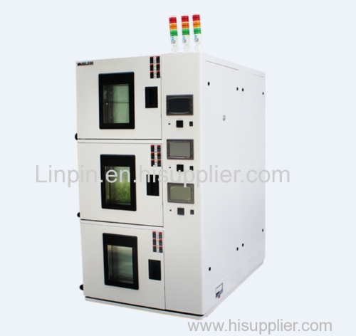 Three-box high and low temperature alternating test chamber