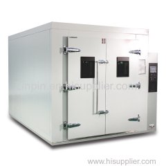 Walk-in high and low temperature test chamber