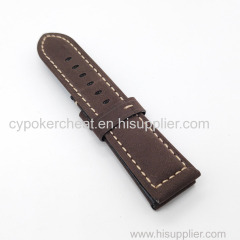 24mm / 22mm Calf Leather for 22mm Tang buckle PAM PAM111 Suede lether strap Brand