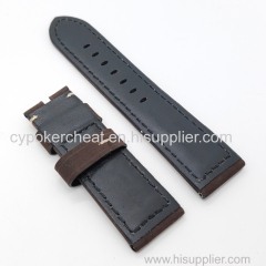 24mm / 22mm Calf Leather for 22mm Tang buckle PAM PAM111 Suede lether strap Brand