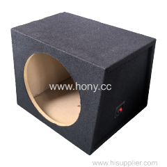 sealed single 12 inch carpet wooden enclsoure for car subwoofer