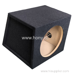 sealed single 10 inch carpet wooden enclsoure for car subwoofer