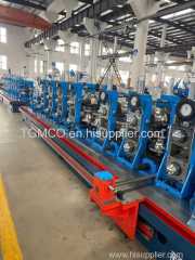 Welded pipe mill line