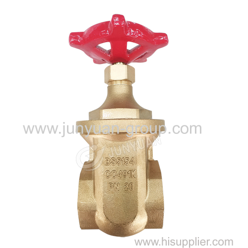 Factory Direct Wholesale BS5154 Cc491K Pn20 DN50 DN80 Non-Rising Stem Bronze Gate Valve