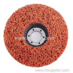 Fiberglass backing strip disc cup wheel